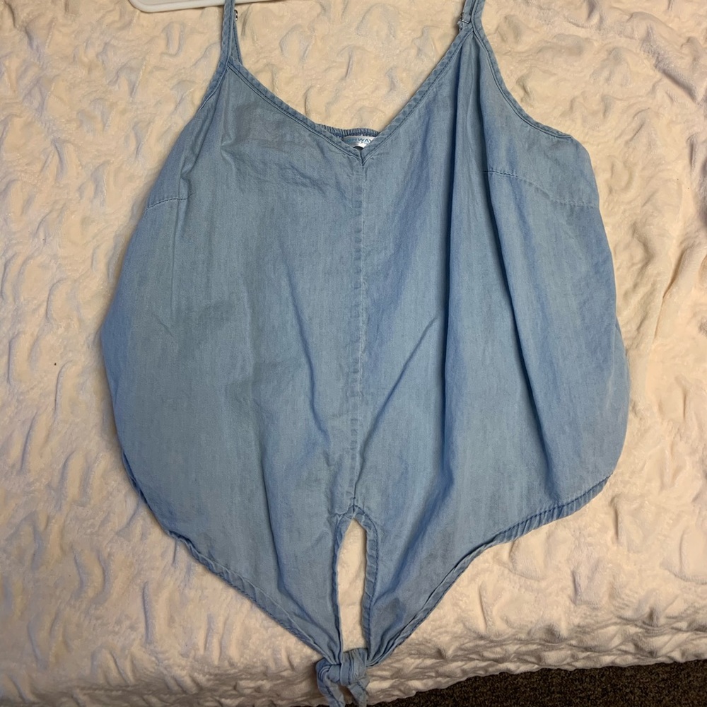 Jean tank top